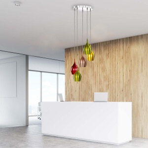 Lustra moderna design multicolor Vibrant 5L 6465-5 SRT 184890 universul-luminii.ro