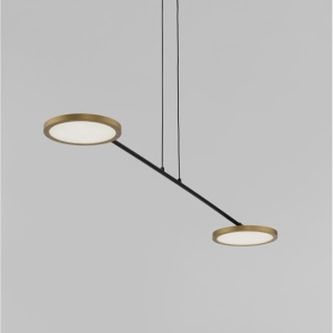 Lustra moderna dimabila cu 2 spoturi LED directionabile SCOPE 121340 universul-luminii.ro