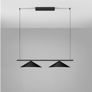 Lustra moderna suspendata LED Lui, negru 169170 universul-luminii.ro