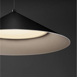 Lustra moderna suspendata LED Lui, negru 245780 universul-luminii.ro