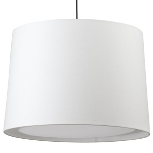 Lustra/Pendul decorativ cu cablu si stecher CONGA alb - Img 2