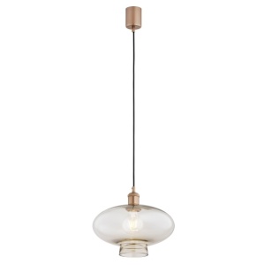 Lustra/pendul design decorativ TRESCO cupru/champagne