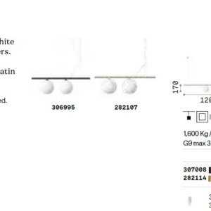 Lustra / Pendul design modern Perline sp3 negru 119210 universul-luminii.ro