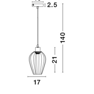 Lustra / Pendul design modern Sage alb NVL-8809702 78740 universul-luminii.ro