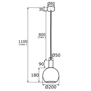 Lustra / Pendul design modern SAGUNTO 20cm 102960 universul-luminii.ro