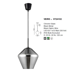Lustra / Pendul design modern Veiro NVL-9724102 76500 universul-luminii.ro