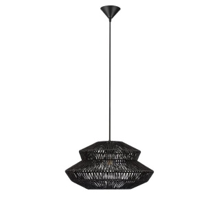 Lustra/Pendul design natural NUA negru