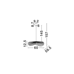 Lustra/Pendul design natural SIARA NVL-9586536 246260 universul-luminii.ro