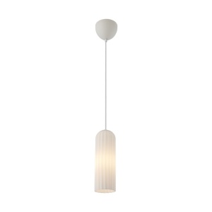 Lustra/Pendul design nordic Miella alb - Img 1
