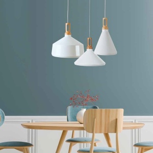 Lustra, Pendul design nordic White - Img 2