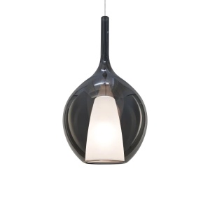 Lustra, Pendul din sticla KALIQUE-2 SP1 D28 FUME