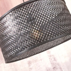 Lustra/Pendul eco din bambus Java 50x22, black 64700 universul-luminii.ro