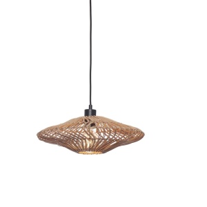 Lustra/Pendul eco din ratan Zanzibar flat 40cm S, nat