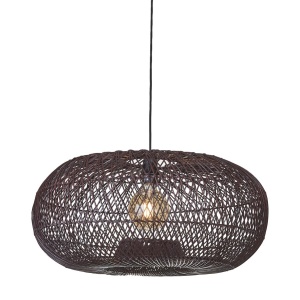 Lustra/Pendul Eco, Ratan, Arizona visiniu, L