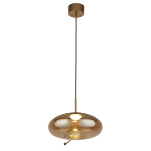 Lustra, Pendul LED design modern minimalist Lisbon chihlimbar - Img 1