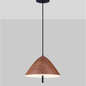 Lustra/Pendul LED design modern OROS lemn 158790 universul-luminii.ro
