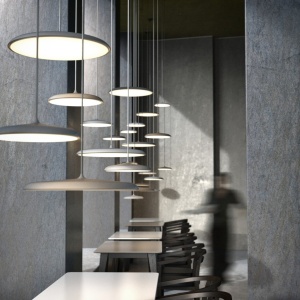 Lustra, Pendul LED, Design Nordic Minimalist, Artist 40cm Gri - Img 2