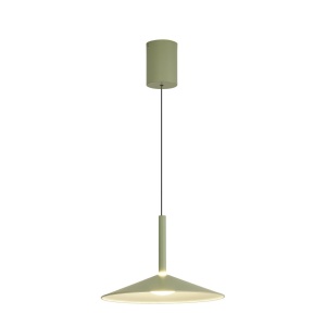 Lustra/Pendul LED reglabil CALICE verde 9W - Img 1
