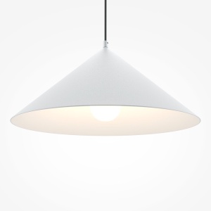 Lustra/Pendul metalic Basic D-35cm alb 146800 universul-luminii.ro