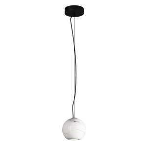 Lustra, Pendul minimalist sfera piatra alba Texture
