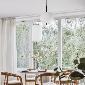 Lustra, Pendul modern Lato negru 22cm 201990 universul-luminii.ro
