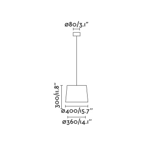 Lustra pendul moderna design elegant CONGA simple negru/alb 64315-54 90780 universul-luminii.ro