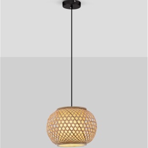 Lustra/Pendul ratan decorativ design natural ASMA 159260 universul-luminii.ro