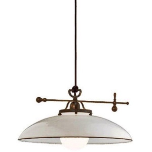 Lustra, Pendul rustic Venetian glass, fabricat manual diam.49cm Country 080.10.OV