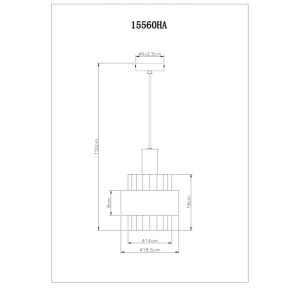 Lustra, Pendul, Sticla Chihlimbar, Metal Bronz, MILLEY 15560HA GL 172340 universul-luminii.ro