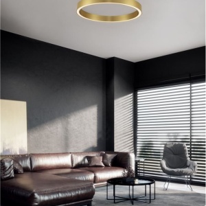 Lustra/Plafoniera LED design slim circular STING Bronz 80cm 121670 universul-luminii.ro
