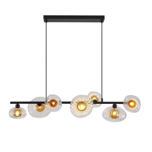 Lustra sticla transparenta si chihlimbar Sunbeam 7L