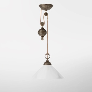 Lustra stil clasic italian din alama cu scripete Fiordo - Img 3