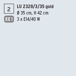 Lustra suspendata cristal Schöler design de lux Sheraton 55cm, 24K gold plated 49340 universul-luminii.ro