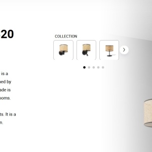 Lustra suspendata cu 3 pendule design natural MAMBO 32cm negru/ratan 102780 universul-luminii.ro