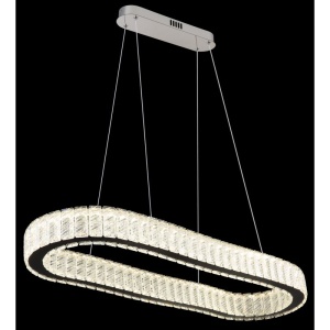 Lustra suspendata cu telecomanda design modern Mucky crom 135210 universul-luminii.ro