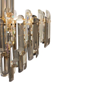 Lustra suspendata design Art Deco Flare 6L 201120 universul-luminii.ro