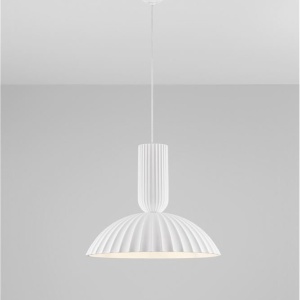 Lustra suspendata design decorativ Ghips, AMMOS alb 169070 universul-luminii.ro