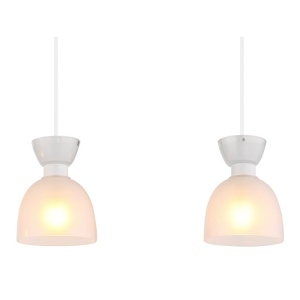 Lustra suspendata design decorativ MASSEY alb 15769W-3 GL 247840 universul-luminii.ro