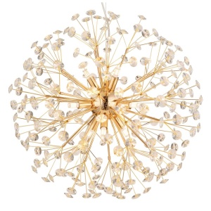 Lustra suspendata design elegant KATRINA 60cm auriu 64135H2 GL 172190 universul-luminii.ro