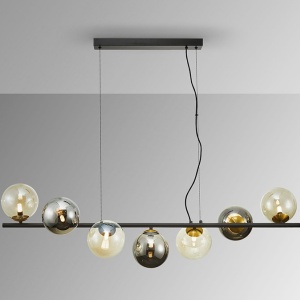 Lustra suspendata design modern Inoa fumuriu/chihlimbar 142720 universul-luminii.ro