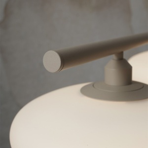 Lustra suspendata design modern Sapporo 3 alb/sand 224190 universul-luminii.ro