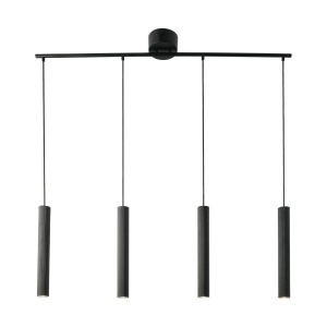 Lustra suspendata design scandinav Vico 4L negru - Img 1