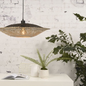 Lustra suspendata din bambus KALIMANTAN M, 60cm 191060 universul-luminii.ro