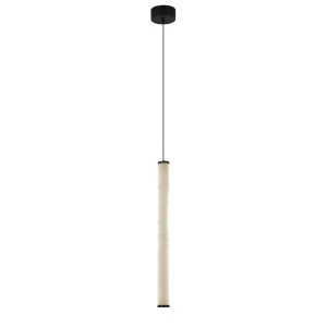Lustra Suspendata LED, 20W, ALABASTER- BLACK, ZB-2541