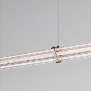 Lustra suspendata LED 3000K PHEME nickel satinat - Img 6