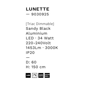 Lustra suspendata LED design circular LUNETTE 60cm NVL-9030925 170660 universul-luminii.ro