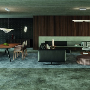 Lustra suspendata LED dimabil design deosebit Bianca - Img 5