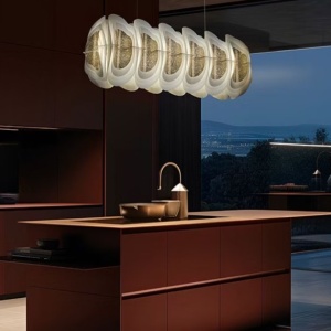 Lustra suspendata LED Fiordlys Linear Gold 246900 universul-luminii.ro