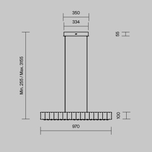 Lustra suspendata LED metal auriu, sticla Majesty - Img 6