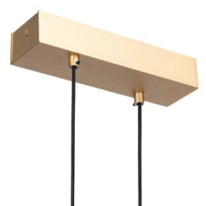 Lustra suspendata LED, Otel, Auriu, MIAMI 246110 universul-luminii.ro